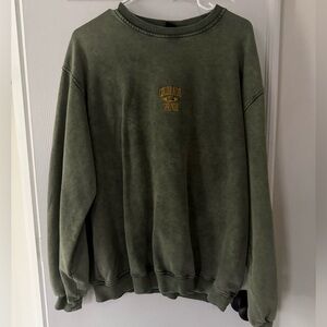 Olive Green Colorado Springs Crewneck Sweatshirt